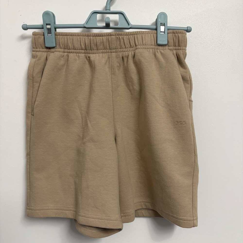 DSG‎ Boys Sport Fleece Short Khaki Tan Size Medium 10-12 New NWT DSG-YFT-SC